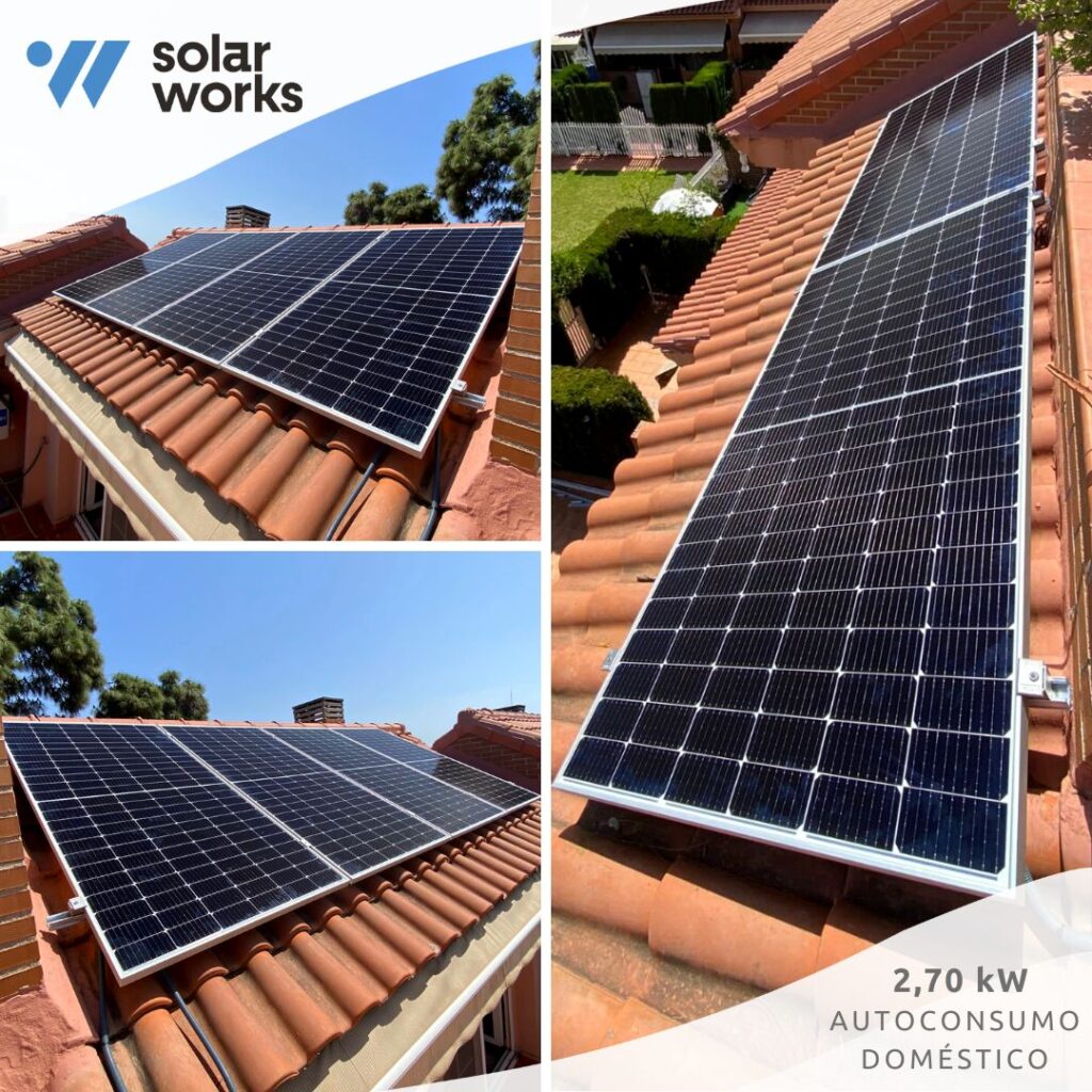 Paneles Solares Instalados en hogar